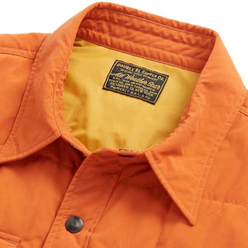 laydown image of Nylon Outdoor Shirt Jacket