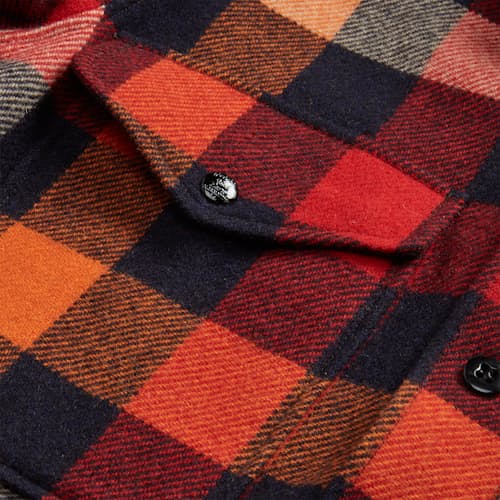 lifestyle image of Wool Blend Shirt Jacket