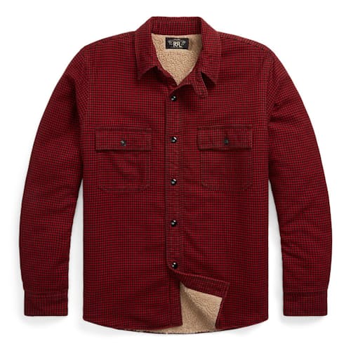 laydown image of Vermont Check Workshirt