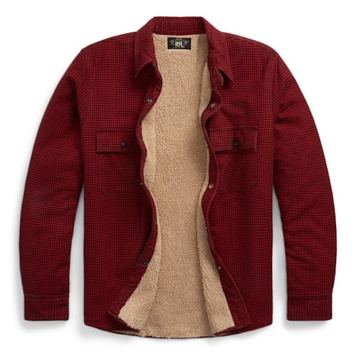 laydown image of Vermont Check Workshirt