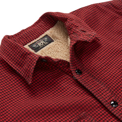 laydown image of Vermont Check Workshirt