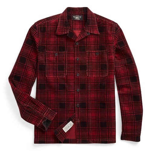 laydown image of Monterrey Corduroy Camp Shirt