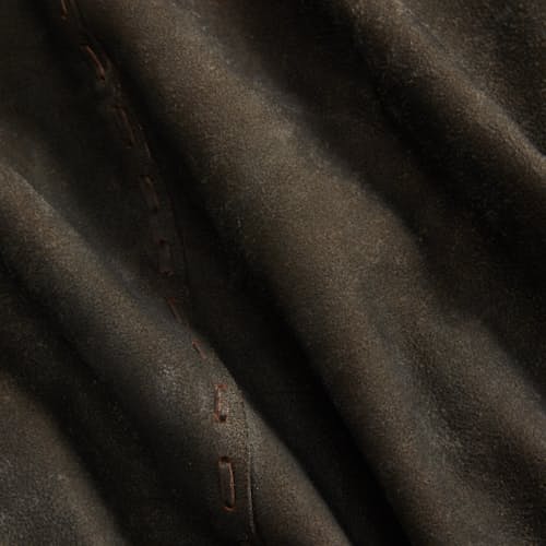 laydown image of Suede Frontier Western Shirt