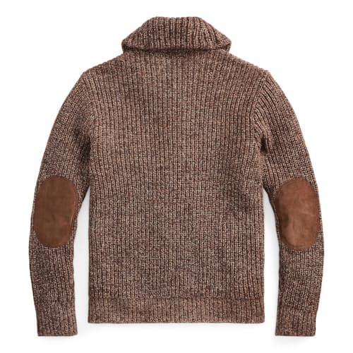 laydown image of Shawl Cardigan Sweater