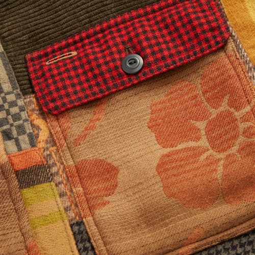 lifestyle image of Matlock Patchwork Workshirt