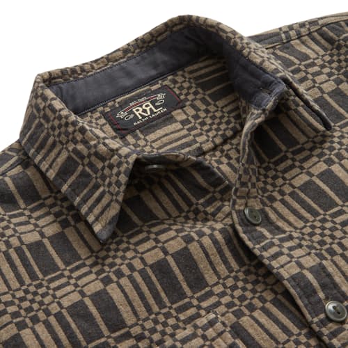 laydown image of Jacquard Cody Workshirt