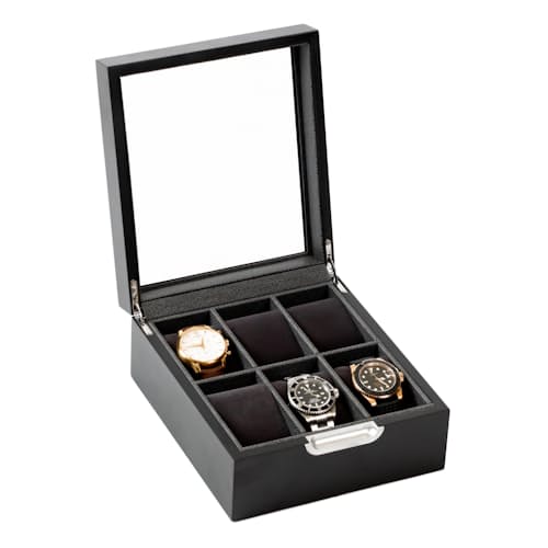 laydown image of Modern 2x3 Watch Box