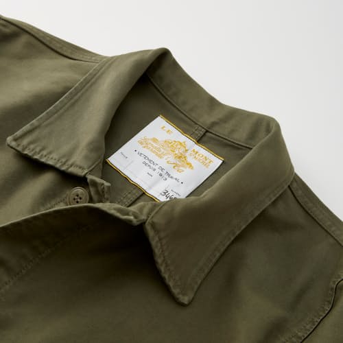laydown detail image of French Moleskin Work Jacket
