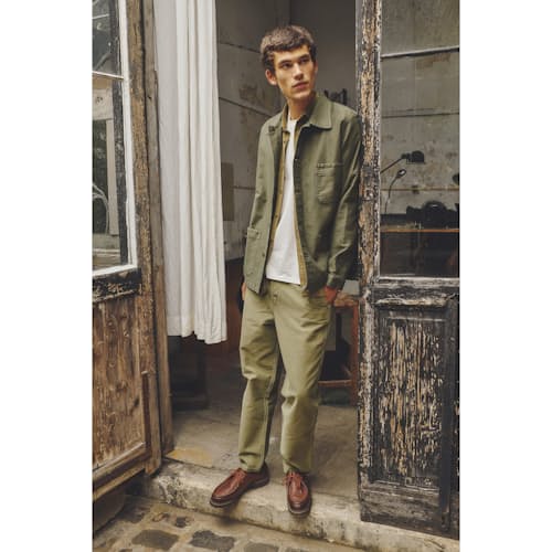 lifestyle image of French Moleskin Work Jacket