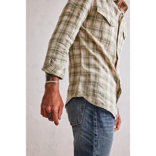 lifestyle image of The Western Long Sleeve Shirt - Exclusive