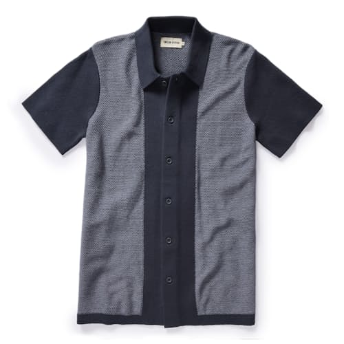 laydown image of The Button Down Polo