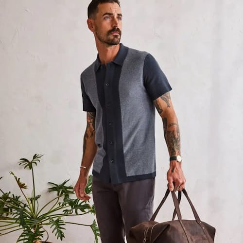 lifestyle image of The Button Down Polo