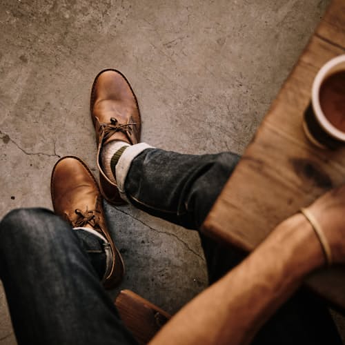 lifestyle image of Brownflex Chukka Boot