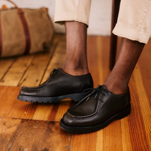 lifestyle image of Padror Leather Derby