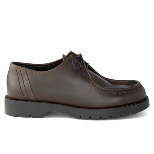 laydown image of Padror Leather Derby