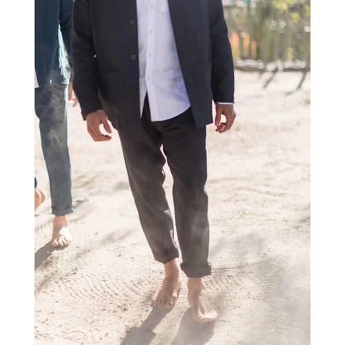 lifestyle image of Cham Linen Pants