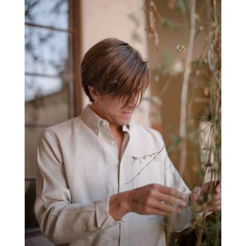 lifestyle image of Playa Linen Shirt