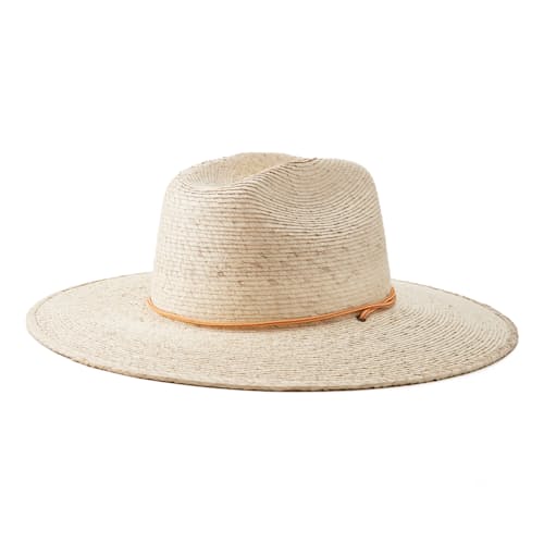 laydown image of Palm Straw Sun Hat