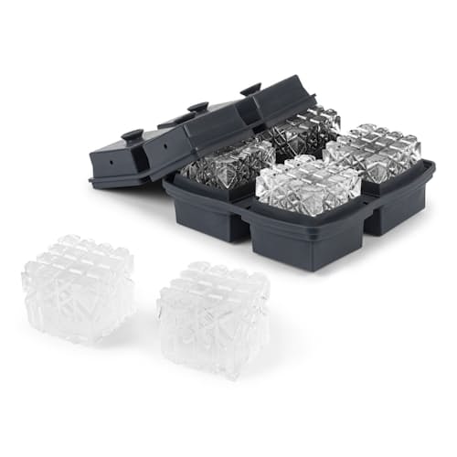 laydown image of Crystal Cocktail Ice Tray