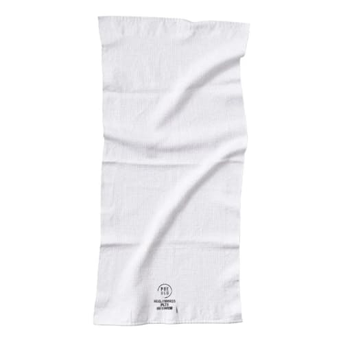 laydown image of Waffle Weave Cotton Towel - Face