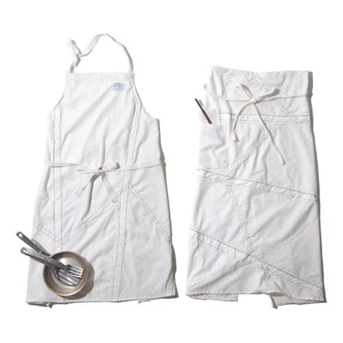laydown image of Expired Parachute Material Standard Chef Apron