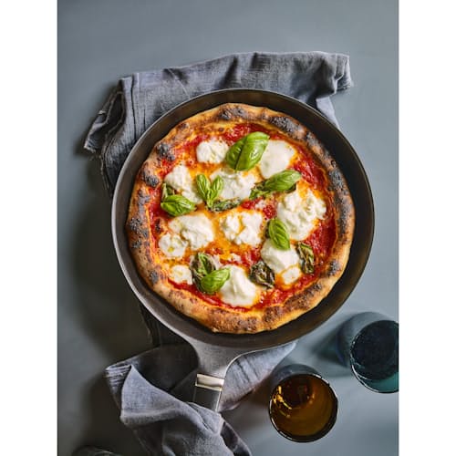 lifestyle image of Oven-Safe Skillet + Stainless Steel Lid - 11"
