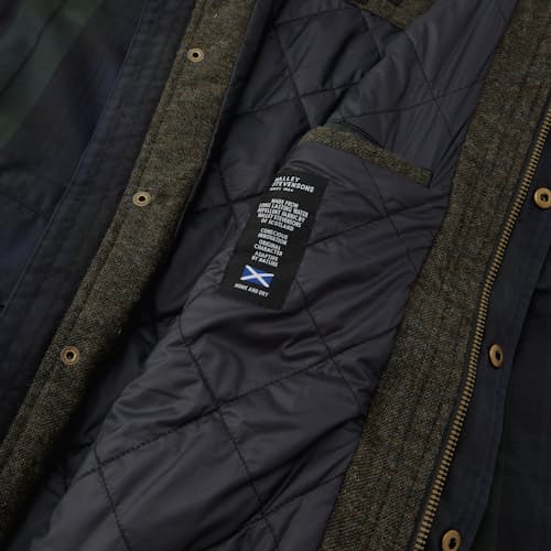 lifestyle image of Special Edition Halley Stevensons Waxed Hudson Jacket