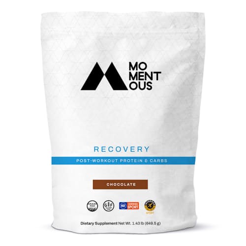 laydown image of Recovery Post Workout Protein & Carbs - Chocolate