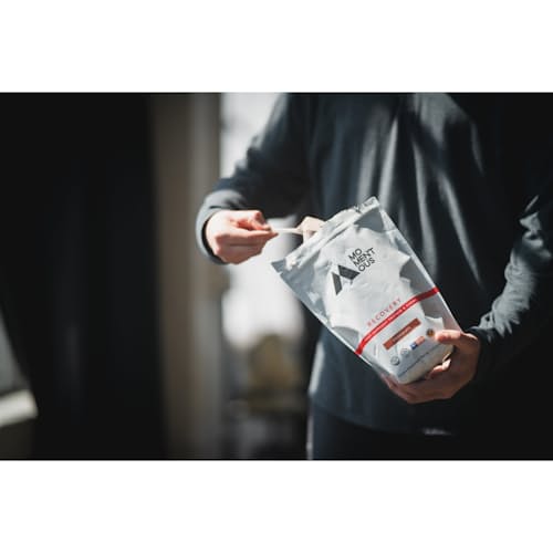 laydown image of Recovery Post Workout Protein & Carbs - Chocolate