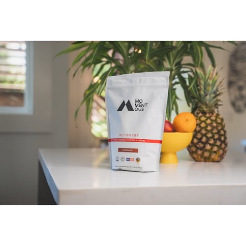 laydown image of Recovery Post Workout Protein & Carbs - Chocolate