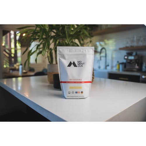 laydown image of Recovery Post Workout Protein & Carbs - Vanilla