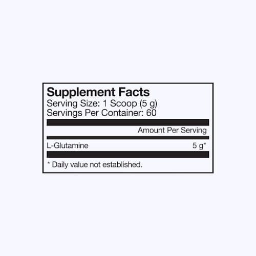 laydown image of L-Glutamine