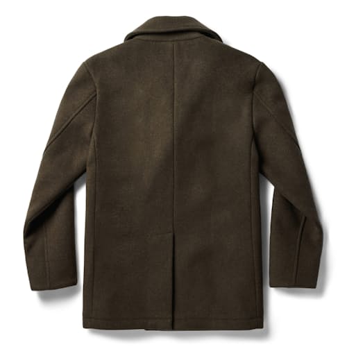 laydown image of Mariner Wool Peacoat