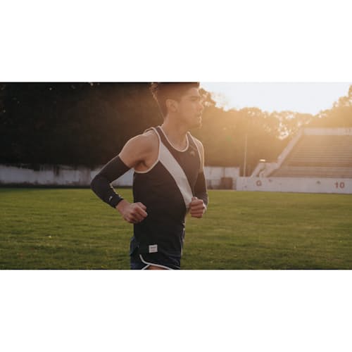 lifestyle image of Brighton Arm Warmers