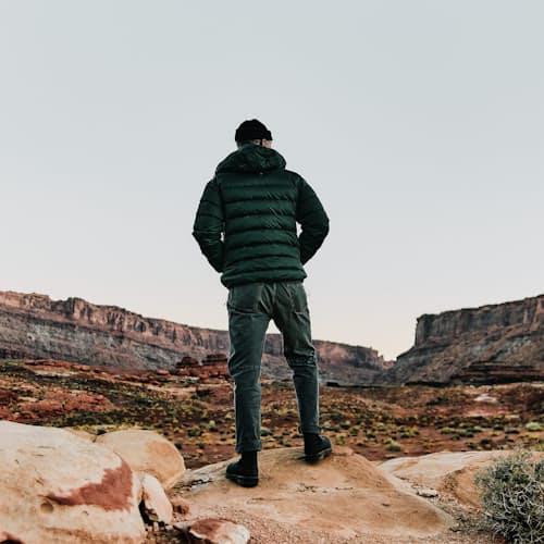 lifestyle image of PowerFill Down Jacket