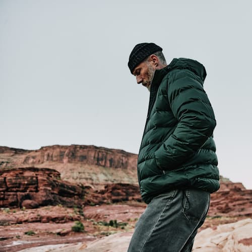 lifestyle image of PowerFill Down Jacket