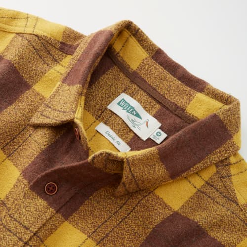 laydown image of Brushed Hazy Flannel Shirt
