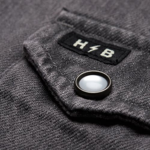 lifestyle image of Dust Up Denim Snapshirt