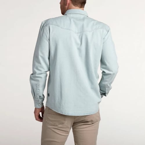 lifestyle image of Dust Up Denim Snapshirt