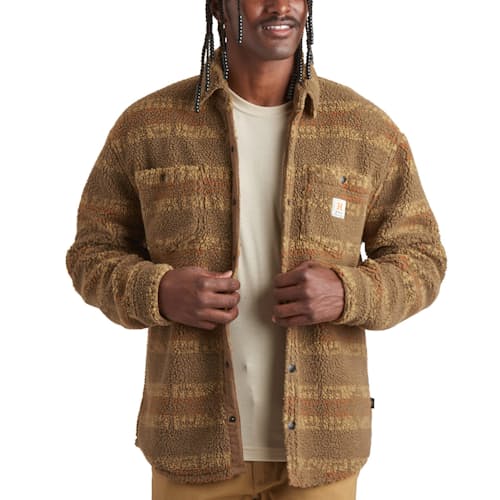 laydown image of Allegheny Fleece Shirt Jacket