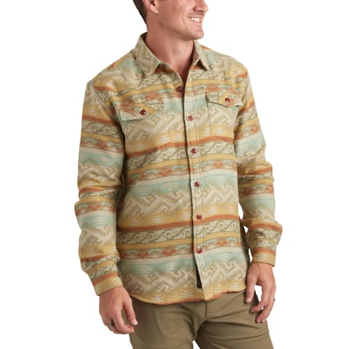 laydown image of Sheridan Western Jacquard Shirt