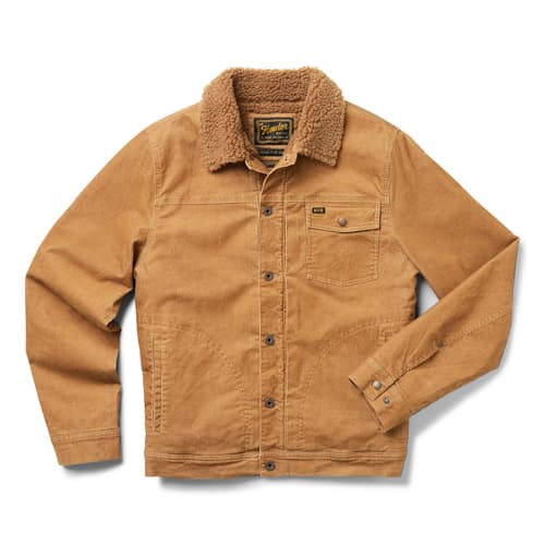 laydown image of Corduroy Depot Sherpa Jacket