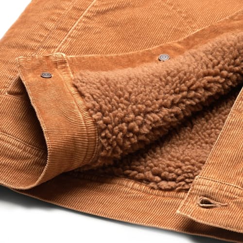 laydown detail image of Corduroy Depot Sherpa Jacket