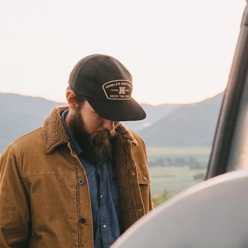 lifestyle image of Corduroy Depot Sherpa Jacket