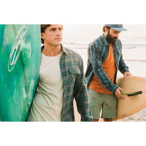 laydown image of Harkers Flannel Shirt