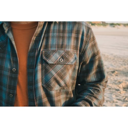 laydown image of Harkers Flannel Shirt