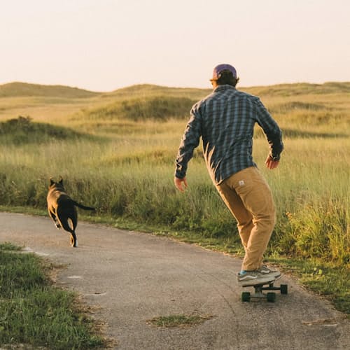 lifestyle image of Harkers Flannel Shirt