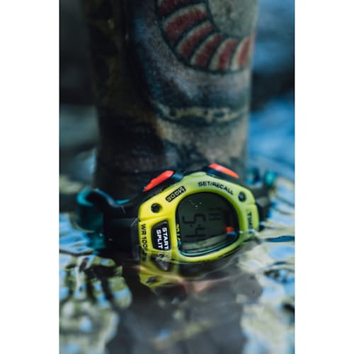 laydown image of Timex Ironman x The James Brand Watch