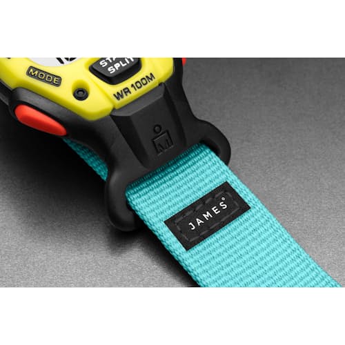 laydown image of Timex Ironman x The James Brand Watch