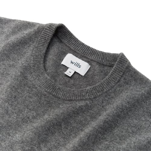 lifestyle image of Classic Cashmere Crewneck Sweater